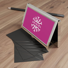 Skigirl Business Card Holder