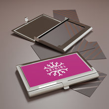 Skigirl Business Card Holder